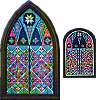 Gothic Stained Glass Window